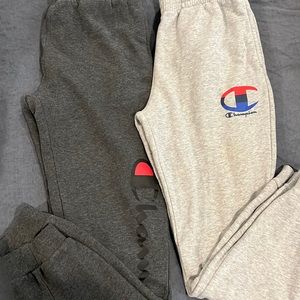 2 Pair of Boys Champion Joggers- Size Youth Large
